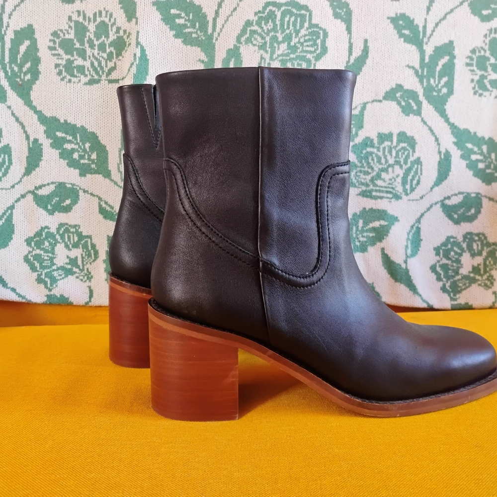 PATINA Black Leather Boots